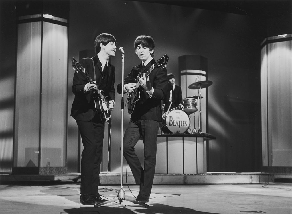 The Beatles George Harrison and Paul McCartney
