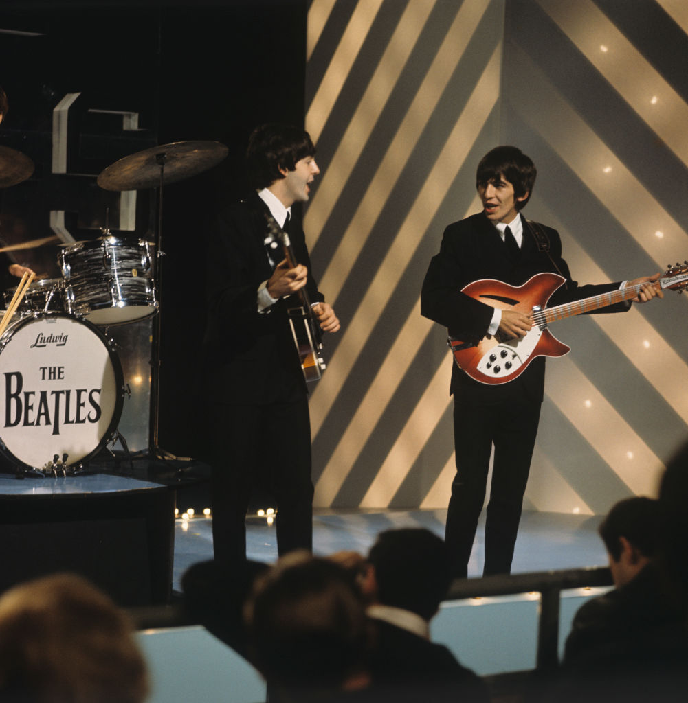 The Beatles Paul McCartney and George Harrison