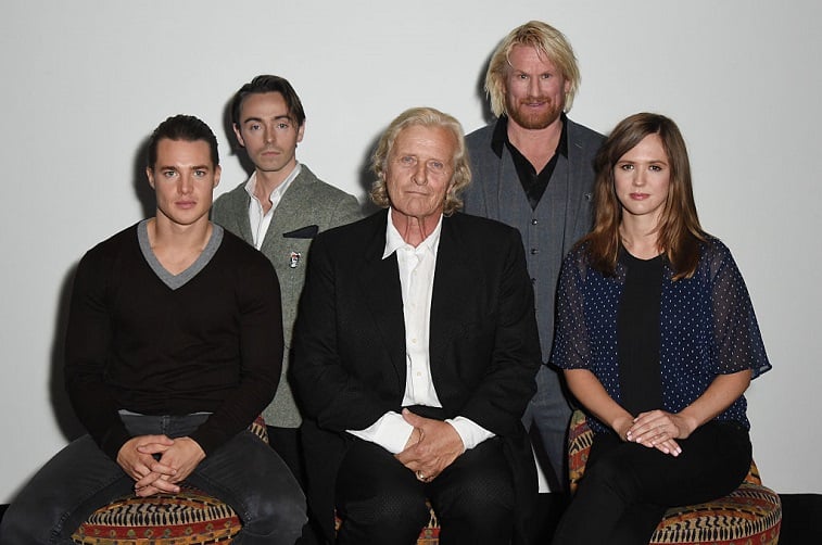 Alexander Dreymon, David Dawson, Rutger Hauer, Rune Temte, and Emily Cox