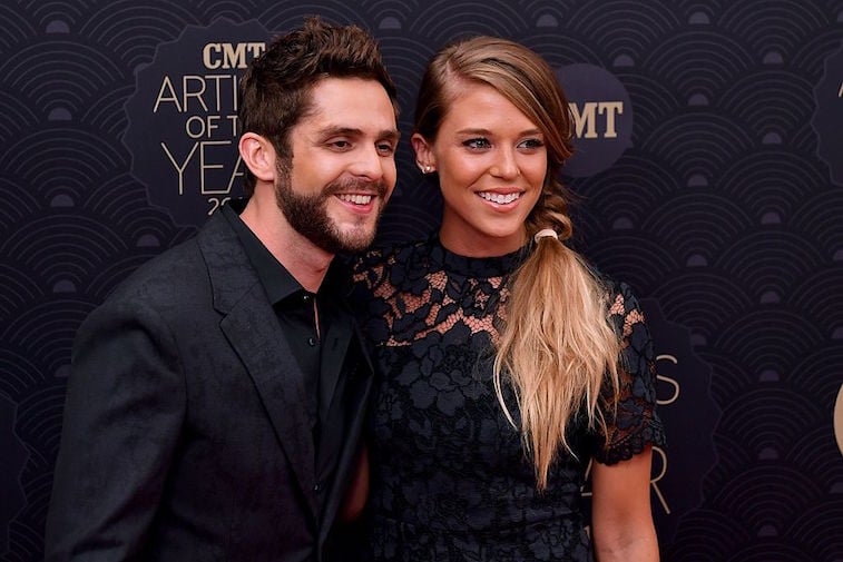 Thomas Rhett Akins and his wife, Laura Akins