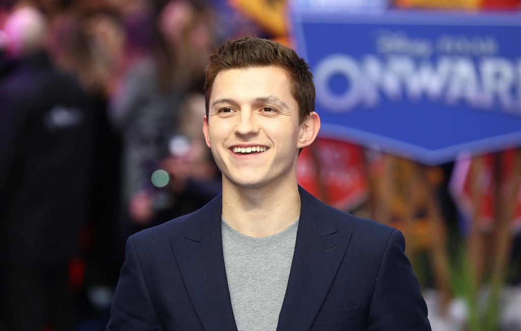 Tom Holland smiling