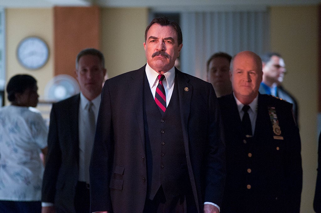 Tom Selleck on the set of Blue Bloods |  Jojo Whilden/CBS via Getty Images
