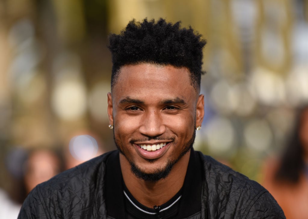 Trey Songz visits "Extra" at Universal Studios Hollywood on November 27, 2018 in Universal City, California.