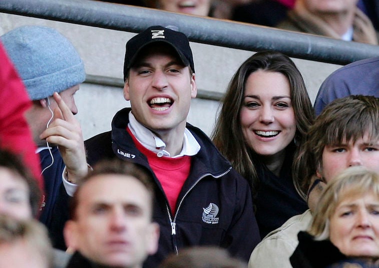 Prince William and Kate Middleton in 2007