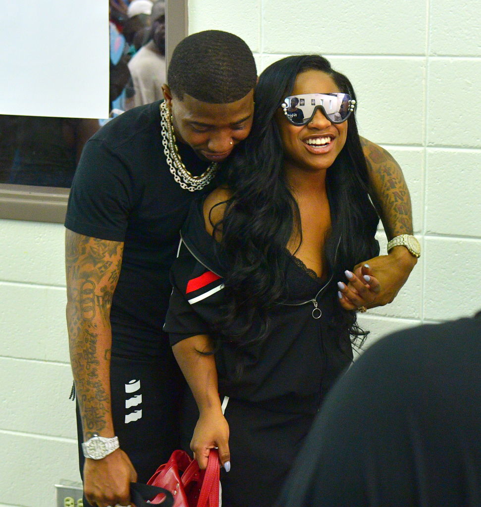 YFN Lucci and Reginae Carter in 2018