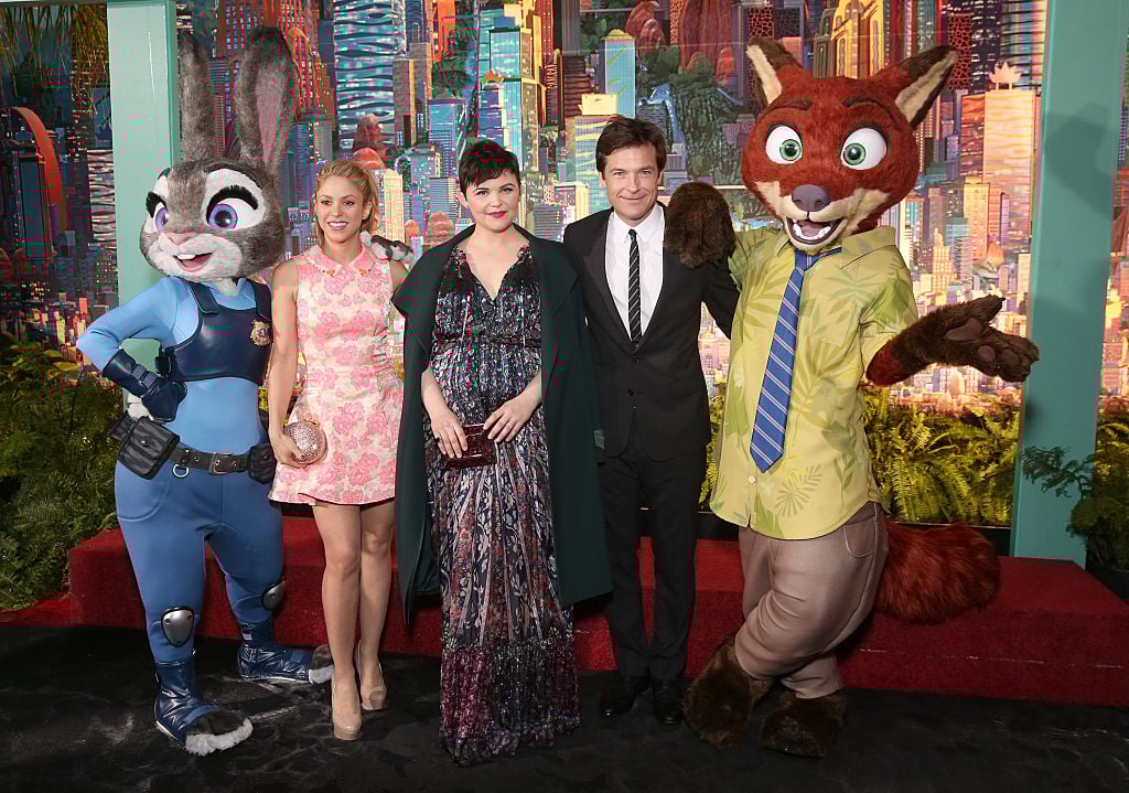 Shakira, Ginnifer Goodwin, and Jason Bateman at the 'Zootopia' premiere