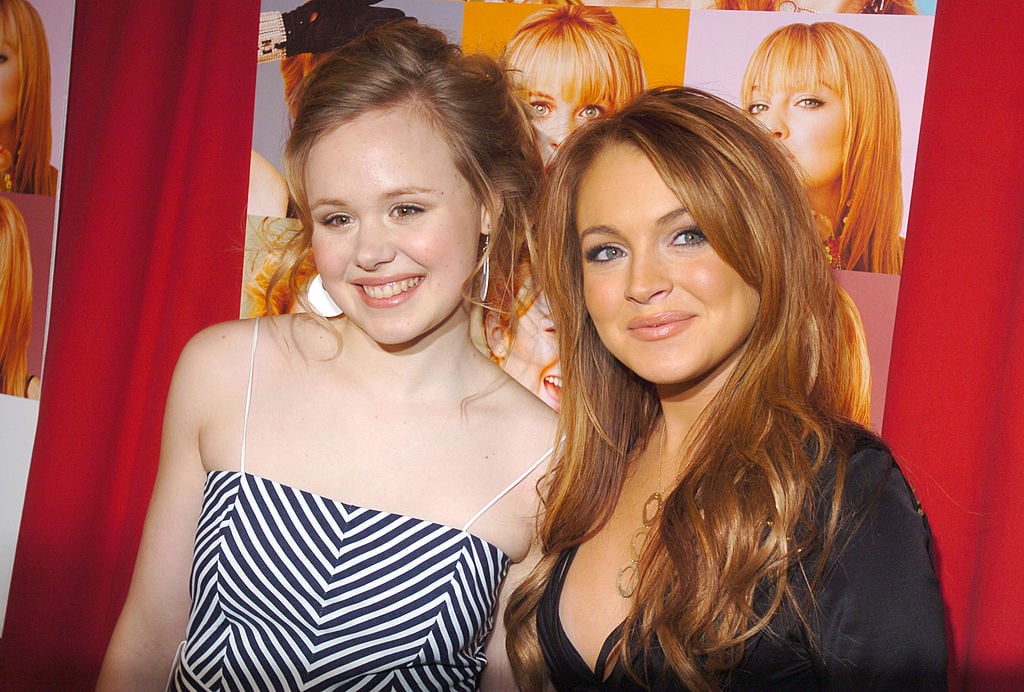 Alison Pill and Lindsay Lohan at the 'Confessions of A Teenage Drama Queen' New York Premiere 