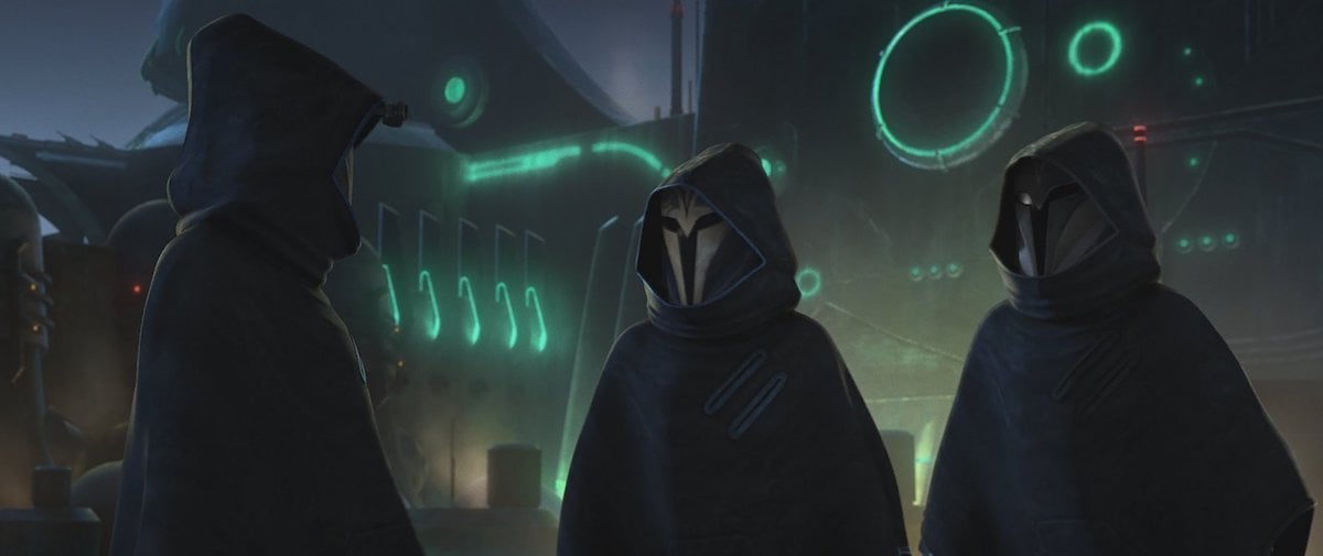 Bo-Katan and fellow Mandalorians discuss what to do about Ahsoka.