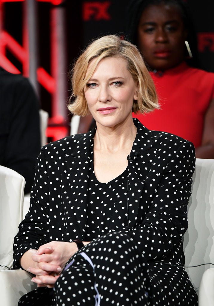 Cate Blanchett of Mrs. America at the 2020 Winter TCA Tour 