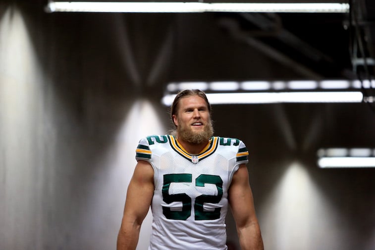 Clay Matthews plays football