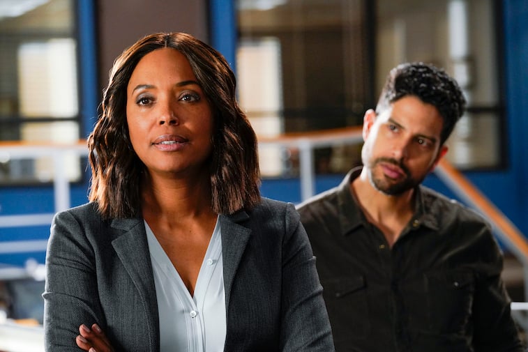 Aisha Tyler as Dr. Tara Lewis and Adam Rodriguez as Luke Alvez