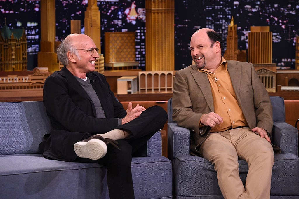 Larry David and Jason Alexander of Seinfeld