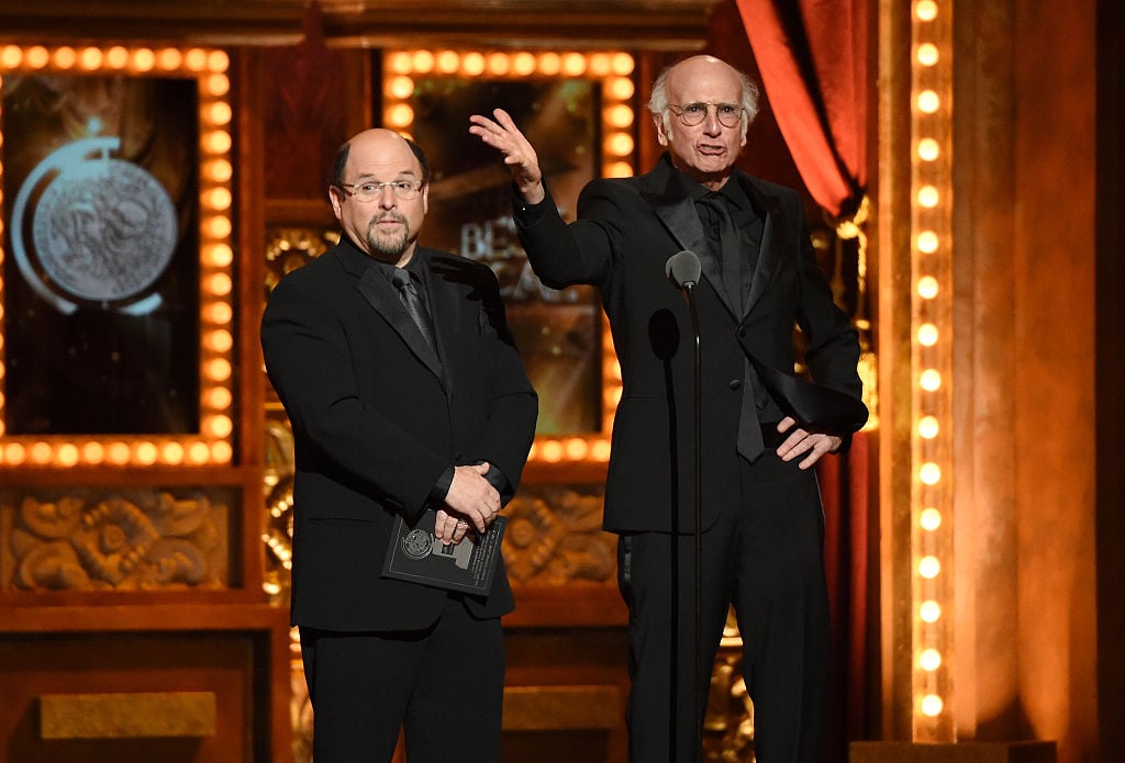 Jason Alexander and Larry David of Seinfeld
