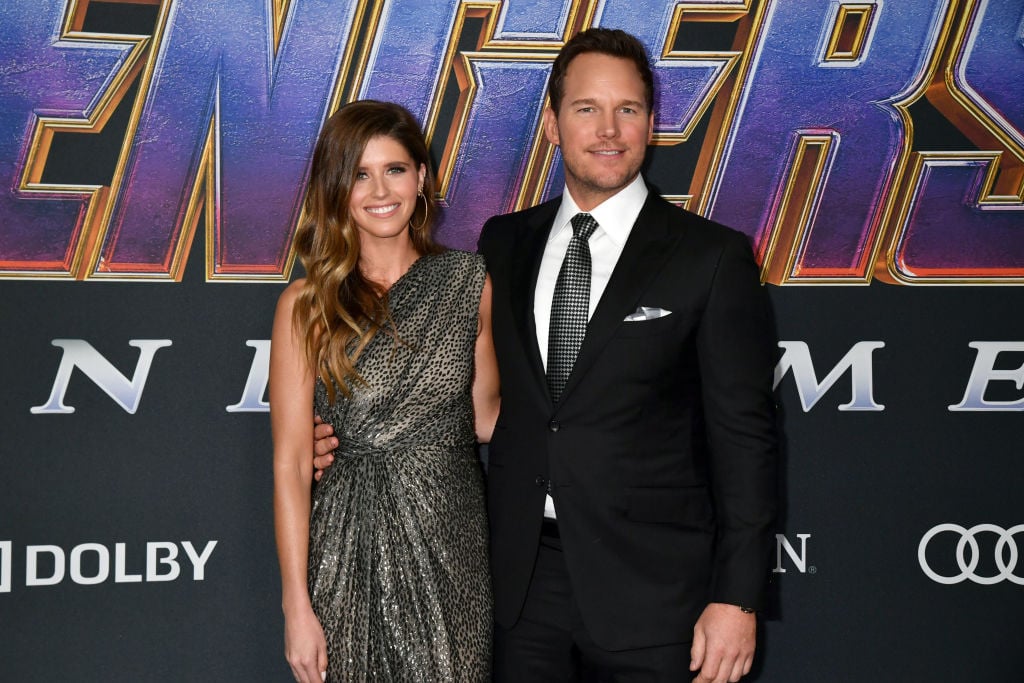 Katherine Schwarzenegger and Chris Pratt attend the World Premiere of 'Avengers: Endgame' on April 22, 2019