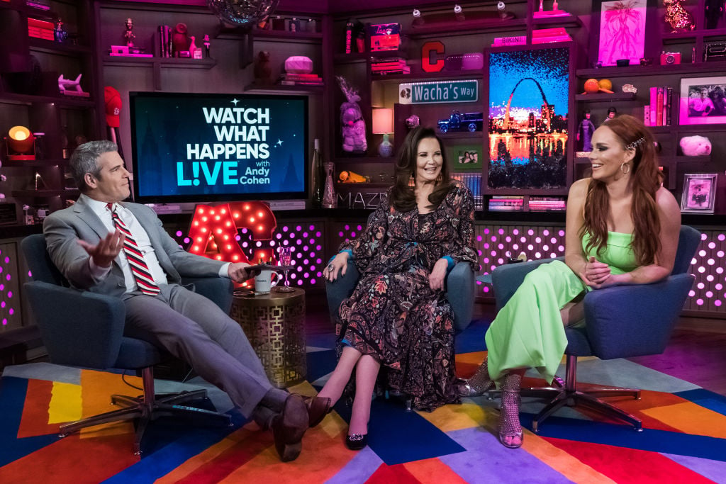 Andy Cohen, Patricia Altschul, and Kathryn Dennis