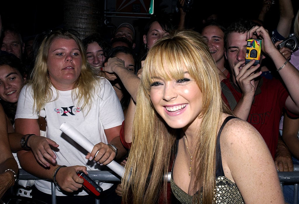 Lindsay Lohan at the premiere of 'Freaky Friday' at El Capitan Theater in Hollywood, California, United States.