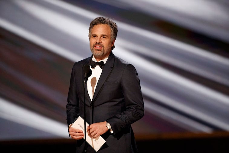 Mark Ruffalo onstage