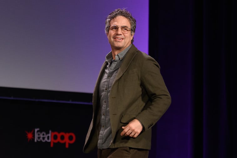 Mark Ruffalo speaks onstage