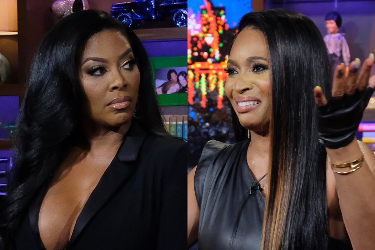 Kenya Moore and Marlo Hampton