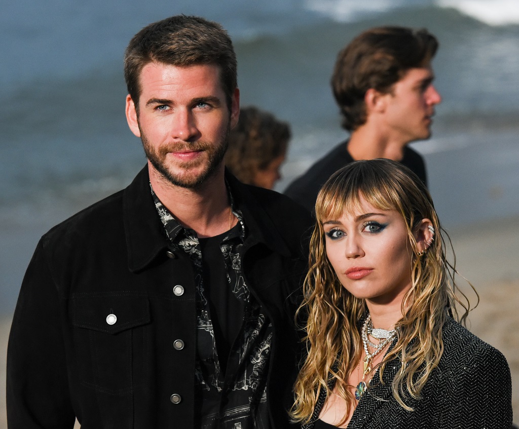 Liam Hemsworth and Miley Cyrus on June 06, 2019