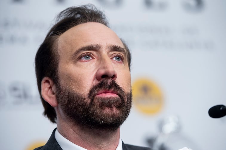 Nicolas Cage on the red carpet