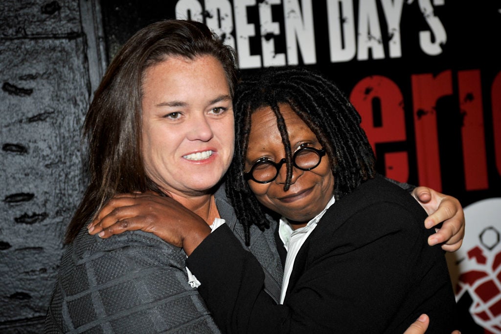 Rosie O'Donnell and Whoopi Goldberg back in 2010.