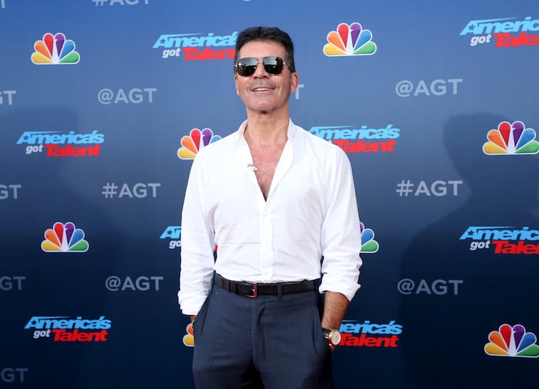 Simon Cowell on the red carpet