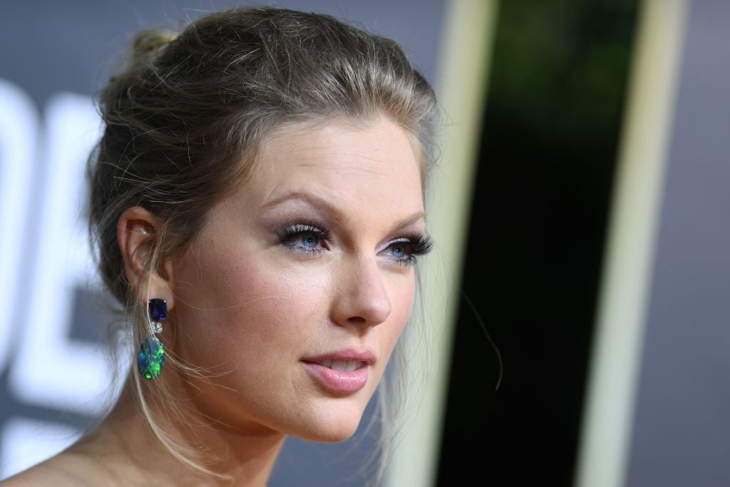 Taylor Swift arrives for the 77th annual Golden Globe Awards on January 5, 2020