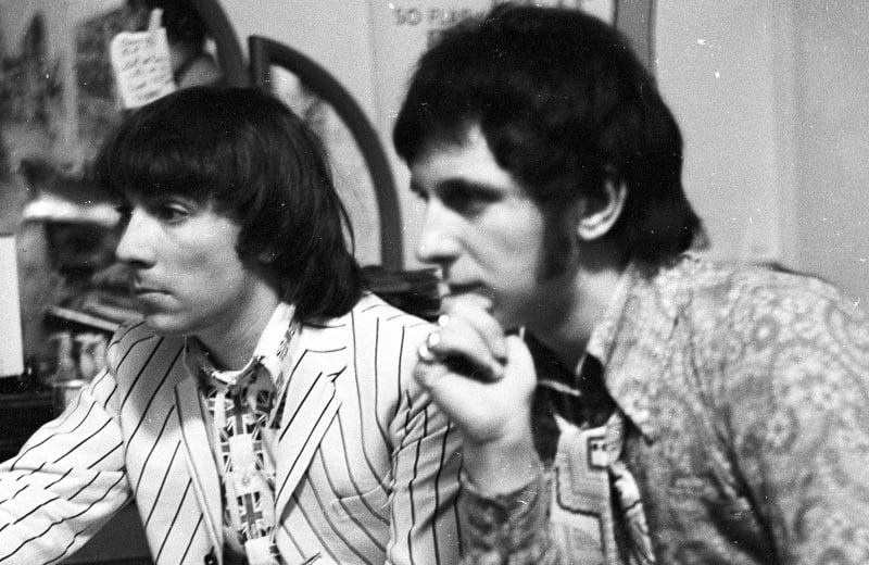 Keith Moon and John Entwistle of The Who in 1967