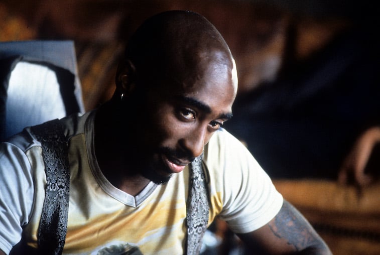 Tupac Shakur in a scene from the film 'Gridlock'd'