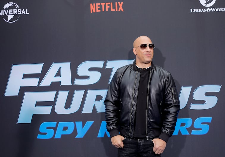 Vin Diesel on the red carpet
