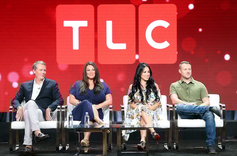 Matt Sharp, Molly Hopkins, Paola Mayfield, Russ Mayfield of the television show "90 Day Fiance' Franchise"