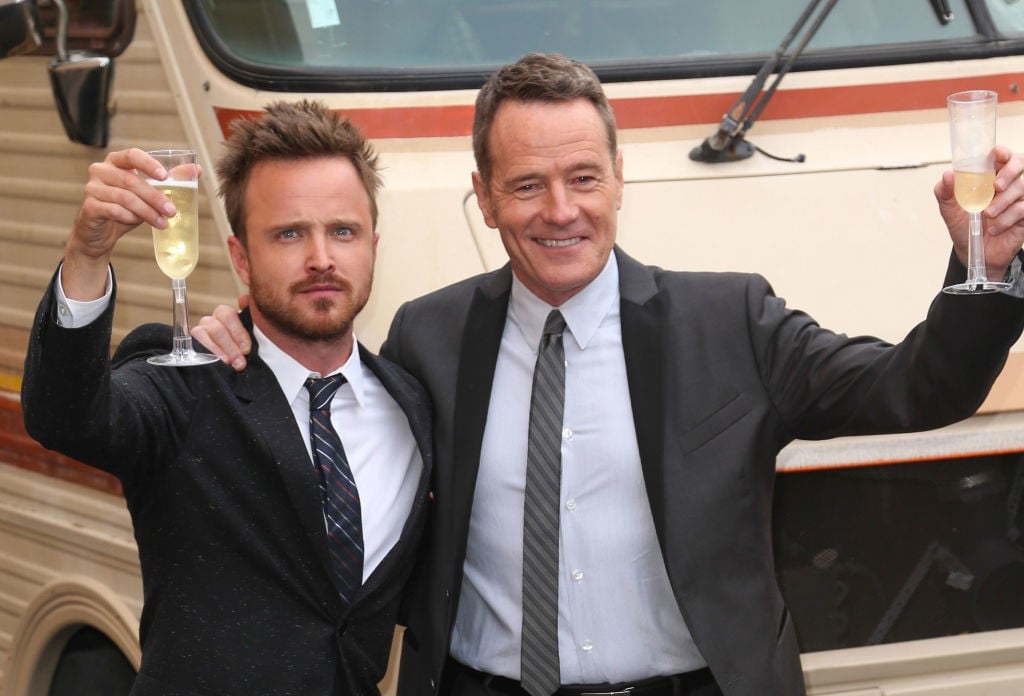 Aaron Paul and Bryan Cranston