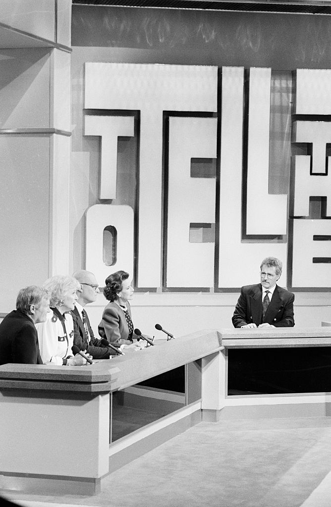 Alex Trebek on the game show ' To Tell The Truth'