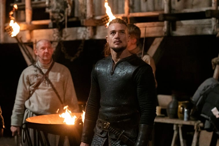 Alexander Dreymon and Ian Hart in 'The Last Kingdom'