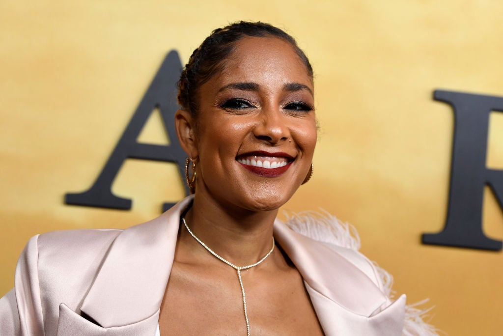 Amanda Seales on the red carpet at an event in October 2019