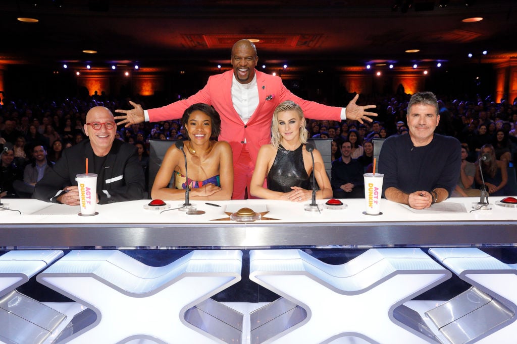 Howie Mandel, Gabrielle Union, Terry Crews, Julianne Hough, Simon Cowell on 'America's Got Talent'