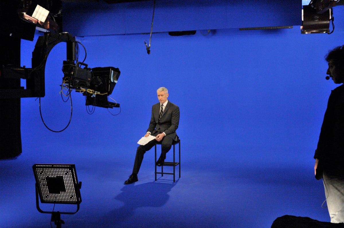 Anderson Cooper in studio