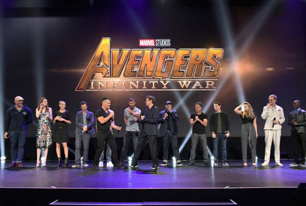 The cast and crew of 'Avengers: Infinity War'