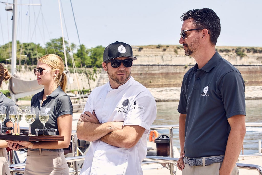 Adam Glick, Byron Hissey from 'Below Deck Sailing Yacht'