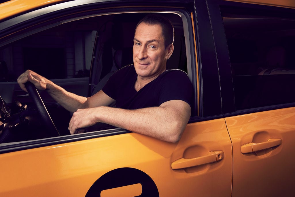 Ben Bailey in the Cash Cab