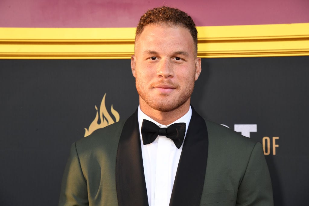 Blake Griffin smiling in a suit