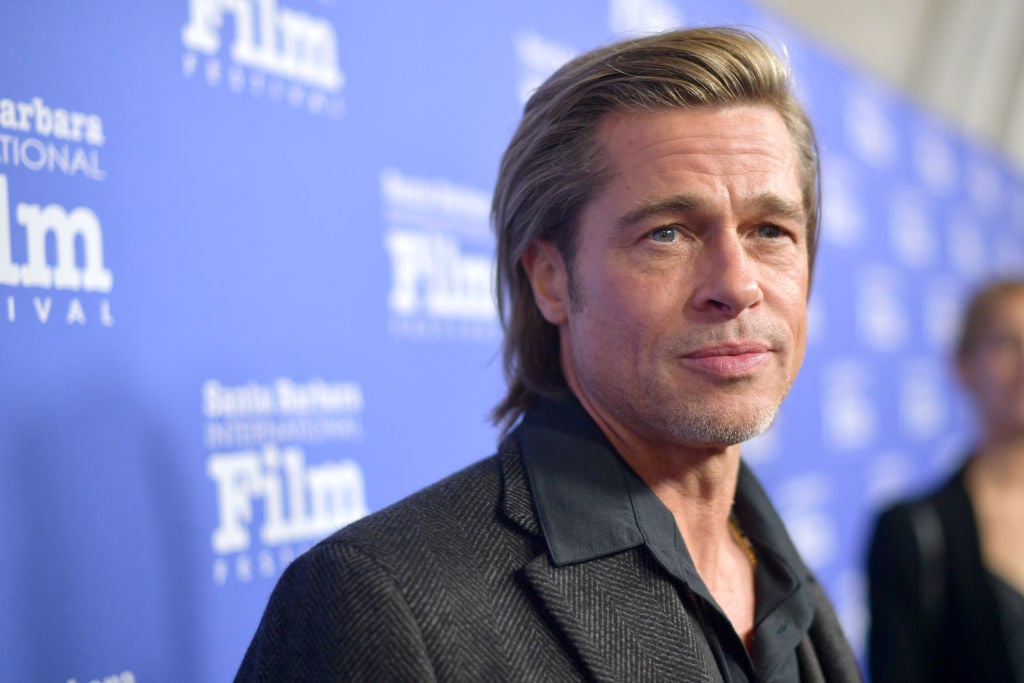 Brad Pitt attends the Maltin Modern Master Award