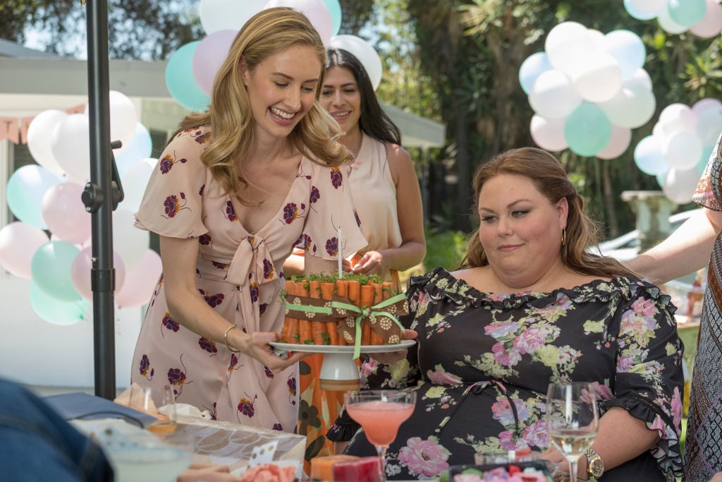 Caitlin Thompson as Madison and Chrissy Metz as Kate on 'This Is Us' - Season 3