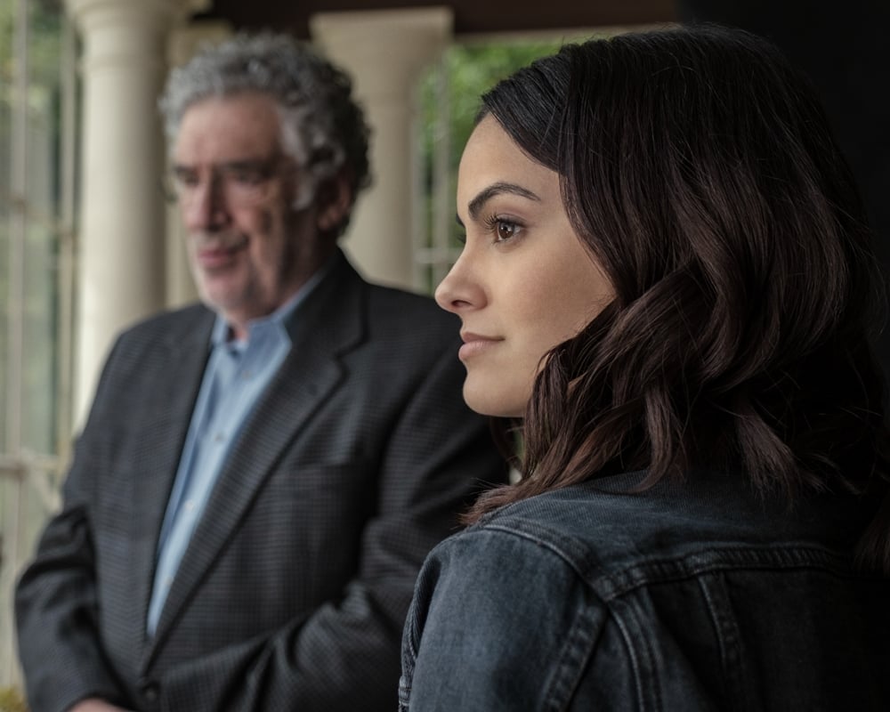 Camila Mendes and Elliott Gould
