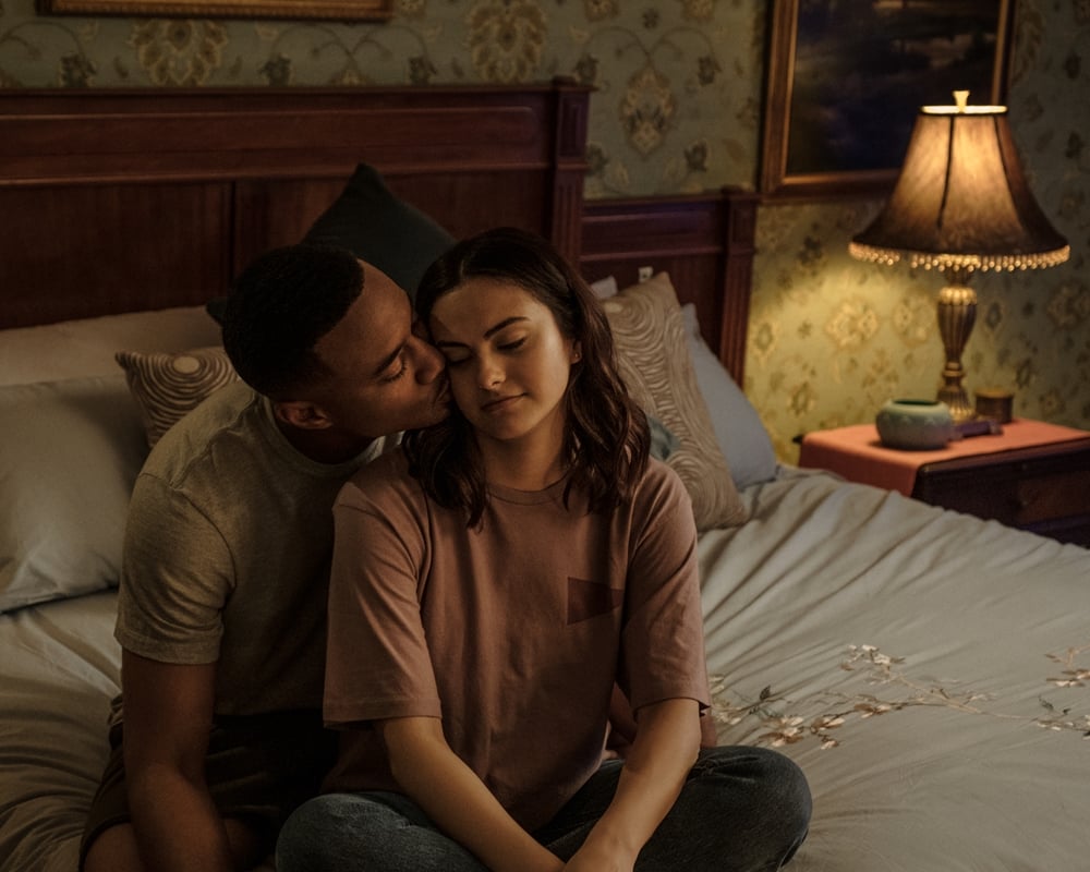 Camila Mendes and Jessie T. Usher