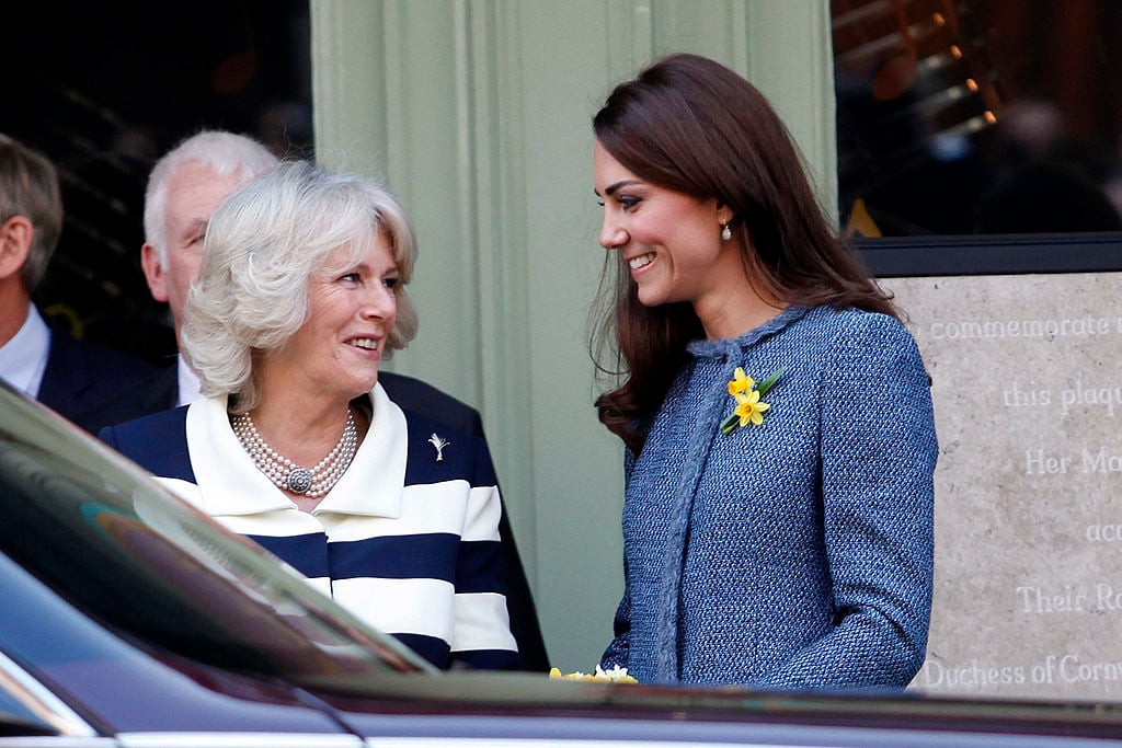 Camilla Parker Bowles and Kate Middleton visit Fortnum and Mason store with Queen Elizabeth II