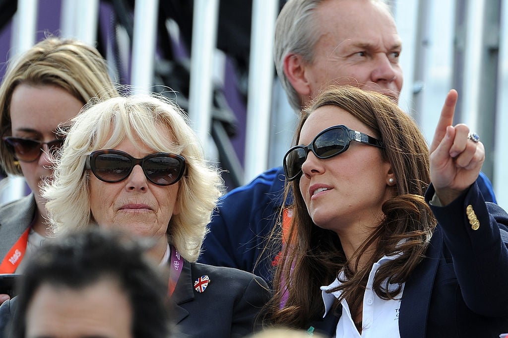 Camilla. Parker Bowles and Kate Middleton at the 2012 Olympic Games