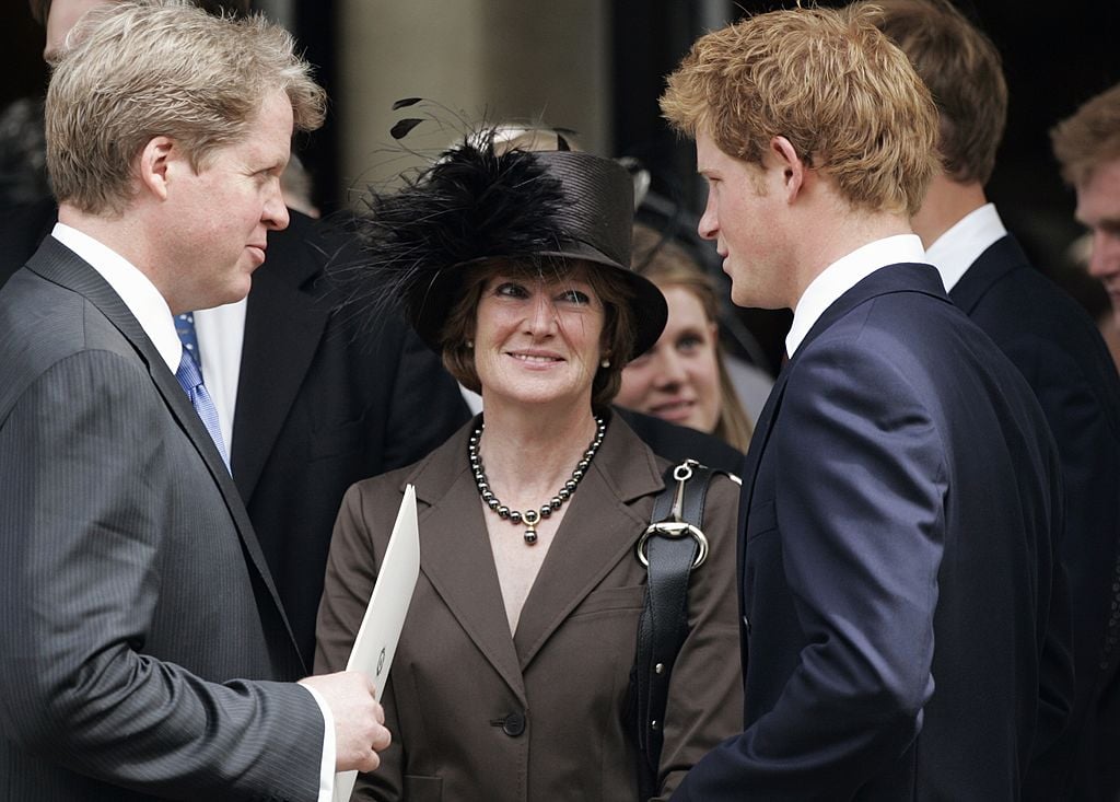 Charles Spencer, Sarah McCorquodale, and Prince Harry in 2007