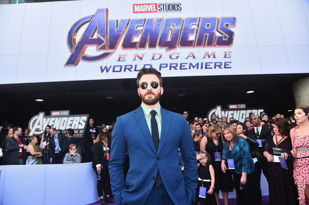 Chris Evans at the 'Avengers: Endgame' premiere